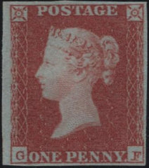 138851 1849 1D PL.94 (SG8)(GF) FINE TO VERY FINE MINT.