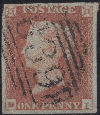 138867 1848 1D PL.85 (SG8)(MI) GOOD USED.