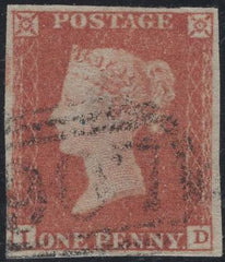 138881 1849 1D PL.96 (SG8)(ID) FINE USED.
