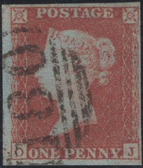 138882 1849 1D PL.96 (SG8)(OJ) FINE USED.