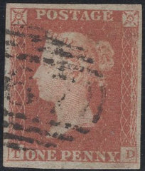 138884 1849 1D PL.96 (SG8)(TD) GOOD TO FINE USED.