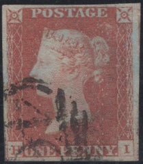 138893 1848 1D PL.82 (SG8)(HI) FINE USED.