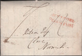 138932 1834 MAIL HERTFORD TO NORWICH WITH 'HERTFORD/Penny Post' HAND STAMP (HE223).