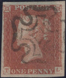 138936 1841 1D PL.21 (SG8)(TL DOUBLE T SPEC BS10aa) FINE USED.