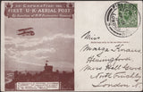 138983 1911 FIRST OFFICIAL U.K. AERIAL POST/LONDON POST CARD IN BROWN USED IN LONDON.