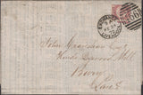 138989 1872 PRINTED 'PRICES CURRENT' LIVERPOOL TO BURY WITH ½D PL.8 (SG48).