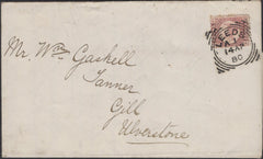 138991 1880 PRINTED MATTER LEEDS TO ULVERSTONE WITH ½D (SG48).