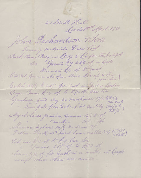 138991 1880 PRINTED MATTER LEEDS TO ULVERSTONE WITH ½D (SG48).