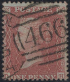 139006 1855 MATCHED PAIR DIE 2 1D PL.8 S.C.14 (SG24) AND L.C.14 (SPEC C6) LETTERED DH WITH CONSTANT VARIETY 'BLUR OUTSIDE SW SQUARE'.