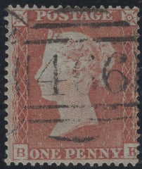 139009 1854 DIE 1 1D PL.162 (SG17)(BK) FINE USED.