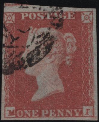 139018 1849 1D PL.91 (SG8)(MI) GOOD USED.