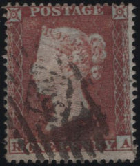 139026 1854 DIE 1 1D PL.194 (SG17)(RA) FINE USED.