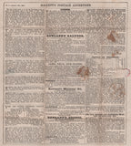 139039 1840 1D MULREADY WRAPPER WITH 'HALLETT'S POSTAGE ADVERTISER' (SPEC MA15d).