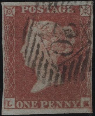 139043 1849 1D PL.91 (SG8)(LE) FINE USED.
