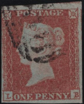 139044 1849 1D PL.91 (SG8)(LB) FINE USED.