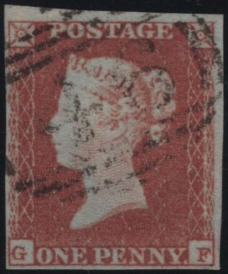 139049 1849 1D PL.91 (SG8)(GF) GOOD USED.