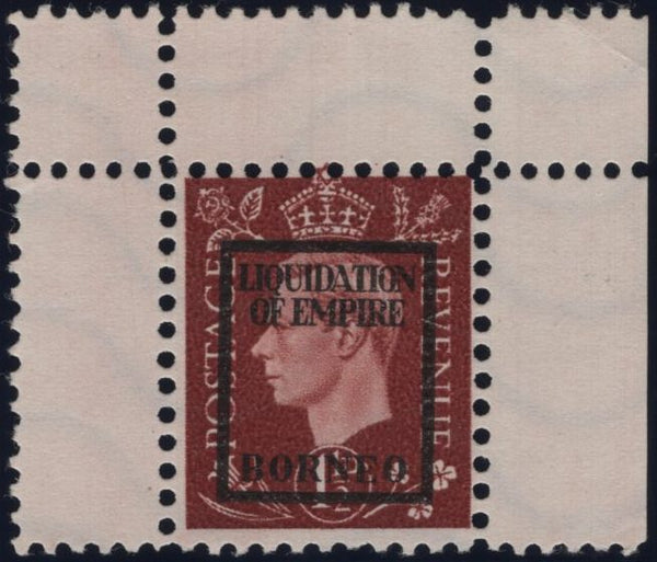 139062 1944 1½D GERMAN PROPAGANDA FORGERY 'LIQUIDATION OF EMPIRE/BORNEO' UNUSED.