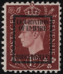 139076 1944 1½D GERMAN PROPAGANDA FORGERY 'LIQUIDATION OF EMPIRE/BOUGAINVILLE' UNUSED.