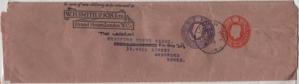 139080 CIRCA 1939-1956 COLLECTION KGVI STAMPED TO ORDER 'W. H. SMITH' POSTAL STATIONERY.