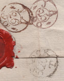 139085 1790 MAIL TO LONDON WITH CIRCULAR 'PENNY POST NOT PAID/W' HAND STAMP OF WESTMINSTER (L394).