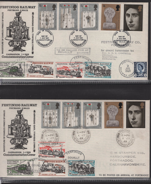 139140 COLLECTION OF EARLY WEST HIGHLAND RAILWAY PICTURE POST CARDS/FIRST DAY COVERS/COMMEMORATIVE COVERS.