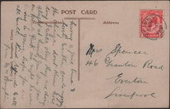 139142 1929 MAIL FLIMBY, CUMBERLAND TO LIVERPOOL WITH 'FLIMBY' SINGLE RING DATE STAMP.