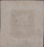 139204 1871 DIE 2 1D PROOF IN BLACK (DP29) 35 X 37MM.