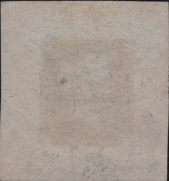 139204 1871 DIE 2 1D PROOF IN BLACK (DP29) 35 X 37MM.