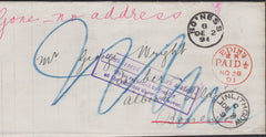 139248 1891 UNDELIVERED MAIL EDINBURGH TO BONESS.