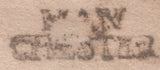 139259 CIRCA 1720-26 FREE MAIL MANCHESTER TO KENDAL WITH 'MAN/CHESTER' HANDSTAMP (M7).