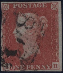 139261 1852 1D PL.159 (SG8)(SH) FINE USED.