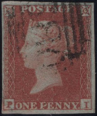 139282 1852 1D PL.139 (SG8)(PI) FINE USED.