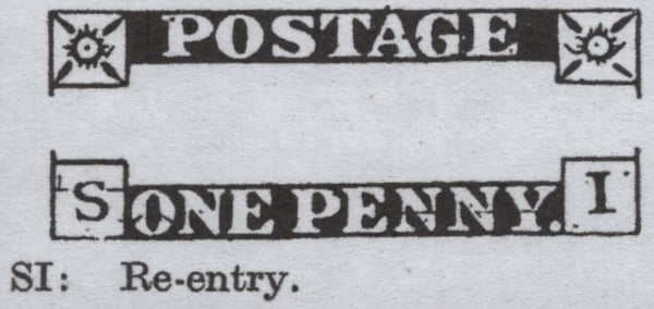 139286 1844 1D PL.47 (SG8)(SI RE-ENTRY SPEC BS36a) FINE USED.