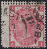 139312 1873 3D ROSE PL.10 (SG103) DOUBLE PERFORATION (SPEC J35b) TWO GOOD USED EXAMPLES.