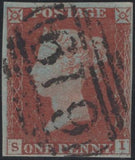 139319 1844 1D PL.47 (SG8)(SI RE-ENTRY SPEC BS36a) FINE USED.