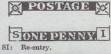 139319 1844 1D PL.47 (SG8)(SI RE-ENTRY SPEC BS36a) FINE USED.