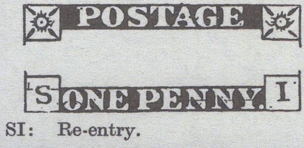139319 1844 1D PL.47 (SG8)(SI RE-ENTRY SPEC BS36a) FINE USED.