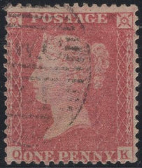 139328 1861 DIE 2 1D PL.64 (SG40)(QK) GOOD TO FINE USED.