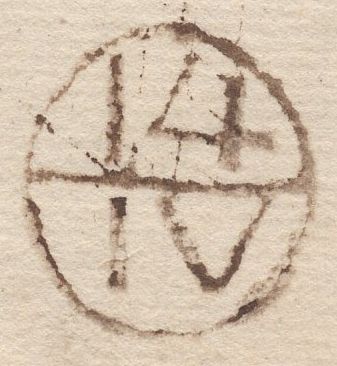 139352 1784 MAIL BRISTOL TO QUEEN ANNE'S BOUNTY, LONDON WITH 'BRISTOL' STRAIGHT LINE HAND STAMP IN BLACK.