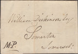 139357 1772 MAIL BRISTOL TO SOMERTON, SOMERSET WITH 'B/RIS/TOL' HAND STAMP TYPE C.