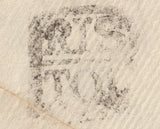 139357 1772 MAIL BRISTOL TO SOMERTON, SOMERSET WITH 'B/RIS/TOL' HAND STAMP TYPE C.