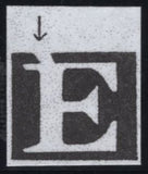 139379 1845 1D PL.56 (SG8)(GD) GOOD USED WITH 'E' FLAW.