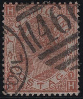 139442 CIRCA 1880 'BRUSSELS FORGERY' OF THE 2S BROWN (SG121)(BH).