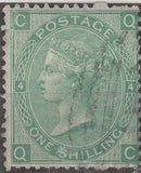 139464 1867-1881 FINE USED COLLECTION SURFACE PRINTED ISSUES WITH BROKEN PERFORATION PINS.