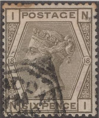139464 1867-1881 FINE USED COLLECTION SURFACE PRINTED ISSUES WITH BROKEN PERFORATION PINS.