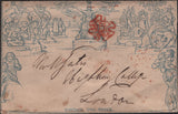 139467 1840 2D MULREADY ENVELOPE LEAMINGTON, WARWICK TO LONDON, GOOD TO FINE USED.