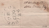 139482 1841 1D MULREADY WRAPPER USED WITHIN WALES FROM COWBRIDGE TO NEATH.