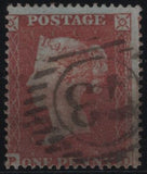 139492 1853 1D IMPERFORATE PLATE 175 (SG8)(PD) GOOD USED.