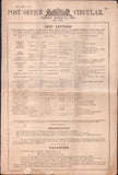 139508 'POST OFFICE CIRCULAR' DATED TUESDAY MARCH 27 1900.