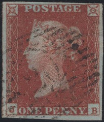 139580 1845 1D PL.55 (SG8)(JB) FINE USED.